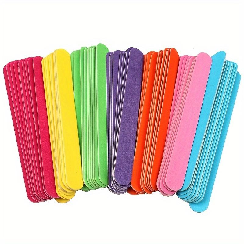 10 Double-sided Nail Files, Comfortable Grip, Professional Nail Polish Sanding Paper, Nail Polisher