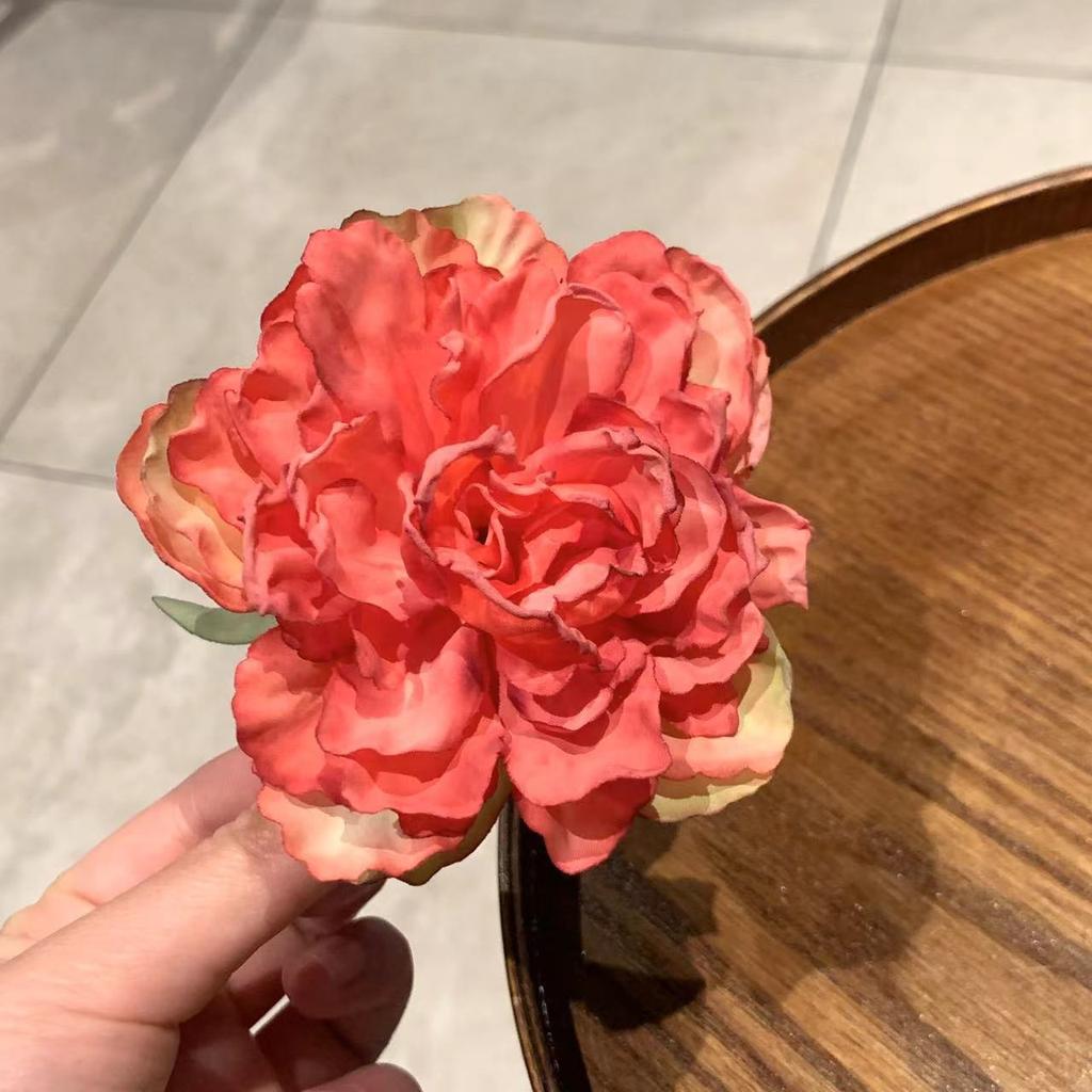 Girl Photo Flower Headdress Flower Hairpin Seaside Vacation Head Flower Art Test Accessories Live Broadcast Peony Hair Accessories