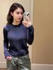 High-End Ralph Lauren Damen Herbst Pony Strickpullover - Eleganter Lässiger Stil