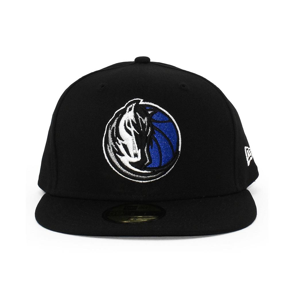 New Era Cap 59FIFTY Dallas Mavericks NBA Team Basic Fitted Cap Black Dallas Mavericks Black Hat Basketball 5950 Sz 7-12 [Used]