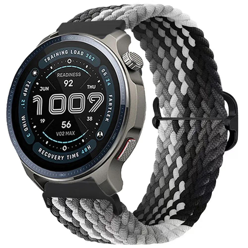 22mm 20mm Nylonový řemínek pro Amazfit Balance 2 1/Bip 6 5 Sportovní náramek Řemínek pro Amazfit GTR 47mm/GTR 4 3/GTS/Active 2