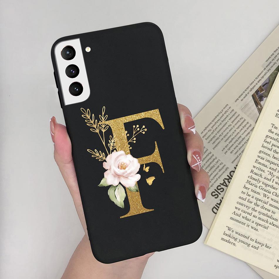 For Samsung S21 FE S21 Ultra Plus Case Slim Soft Cute Letters Cover For Samsung Galaxy S21 Plus 5G S21+ S 21 Ultra Phone Cases