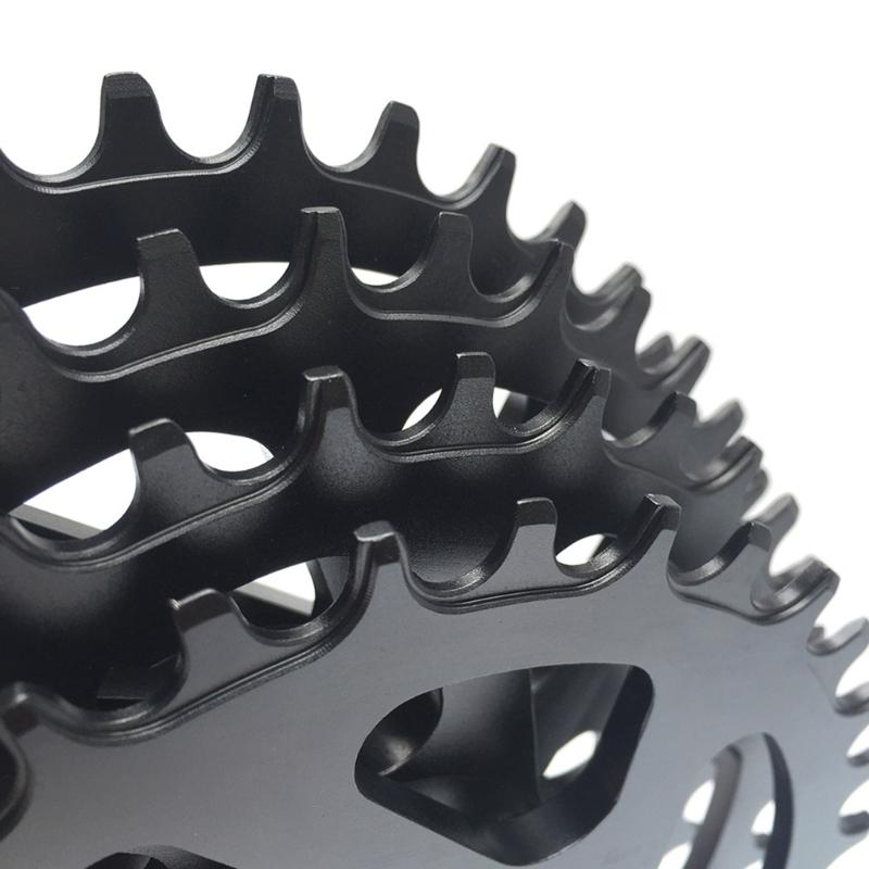 Aluminum Alloy Mountain Bicycles Chainring Direct Mounted 3mm Offset 32T/34T/36T/38T Narrow Wide Chainwheel Chainring