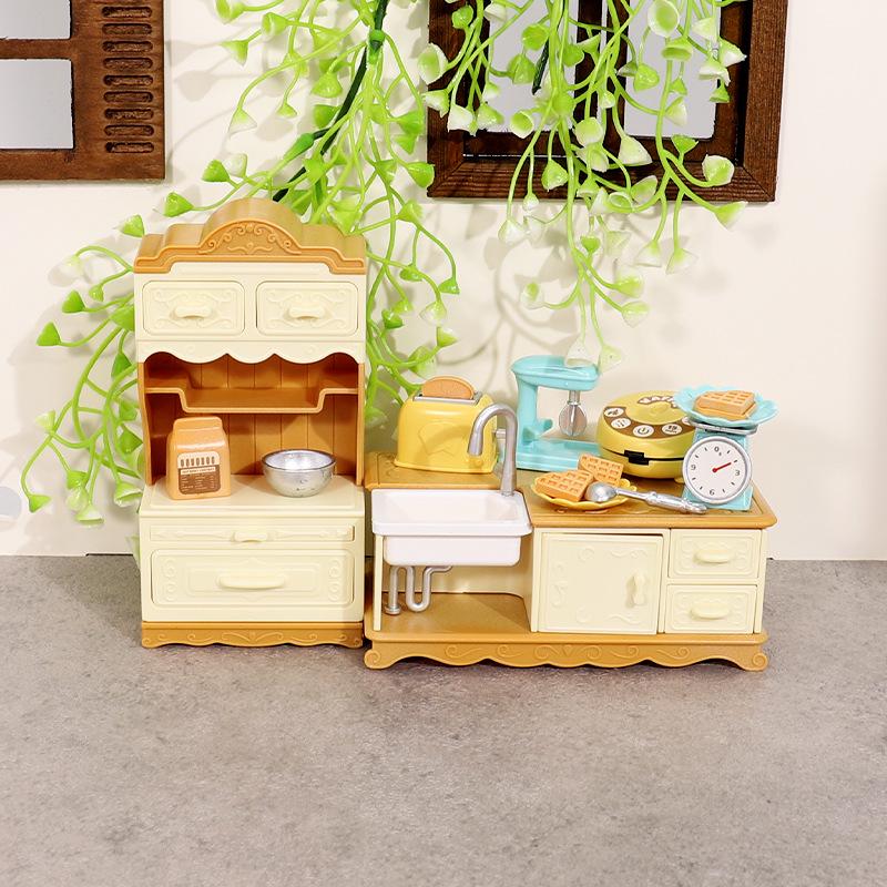 Mini Kitchen Breakfast Play Set: Whisk, Toaster, and Role-Playing Toys for Kids
