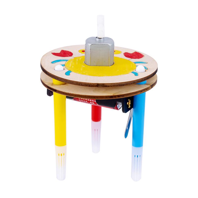 Hand-Cranked Generator DIY Science Kit: Educational Toy for Elementary Students