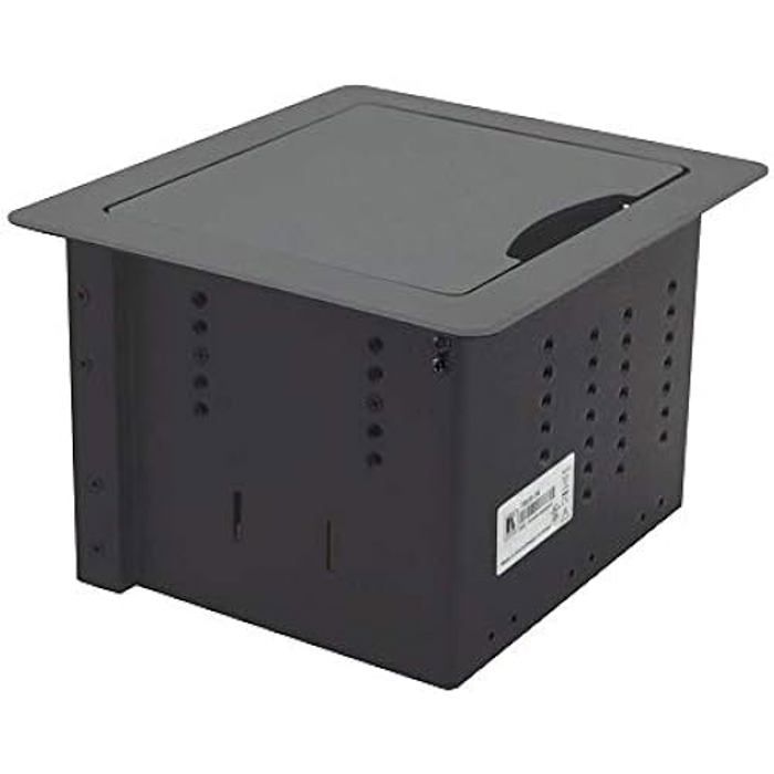 Modular Table Mount Solution - KRAMER - TBUS-1N - Retractable Lid - Black - Wired