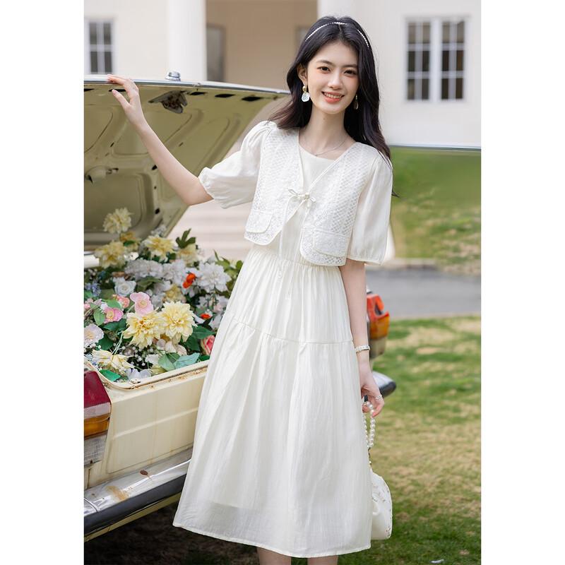 Mocana Urban Casual Short Sleeve Midi Dress MKNJD3753
