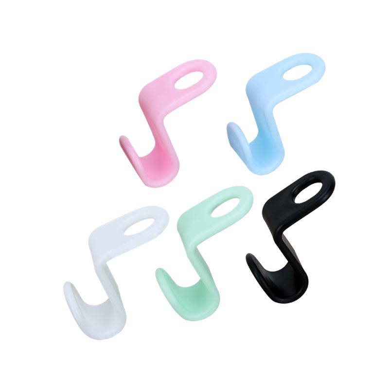 ABS One-Piece Hanger Connector Hooks for Wardrobe Space-Saving Clothes Drying Rack