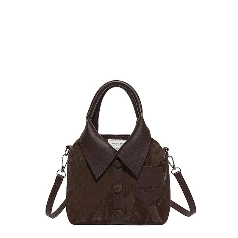 Fashion Pu Small Shoulder Bag With Topstitch Detail For Daily Use