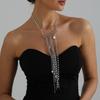 Multi Layer Pearl Tassel Brooch Necklace Multiple Functions Luxury Delicate Pin Pendant Necklace Jewelry Accessories