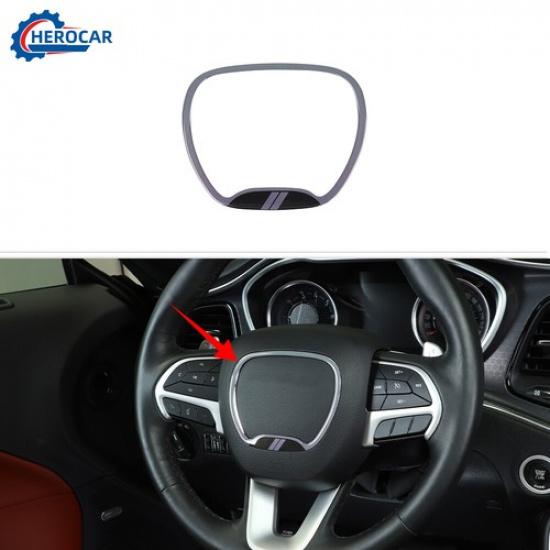 Gray Steering Wheel Center Trim Cover for Dodge Charger & Challenger&Durango