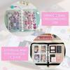 Sticker notebook with 10 transparent sticker color stickers for peel and versatile large size sticker perfect for gifts sleeves, binder, file, girls,