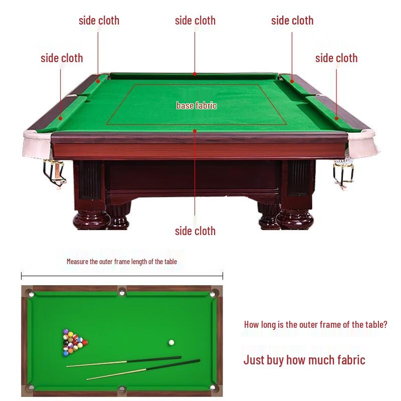 Billiard Table Cloths and Installation Tools