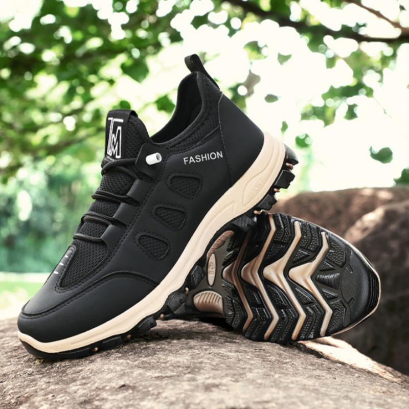 Men's Autumn Sports Shoes, Non-slip Travel Shoes, Middle-aged and Elderly Shoes, Outdoor Hiking Shoes