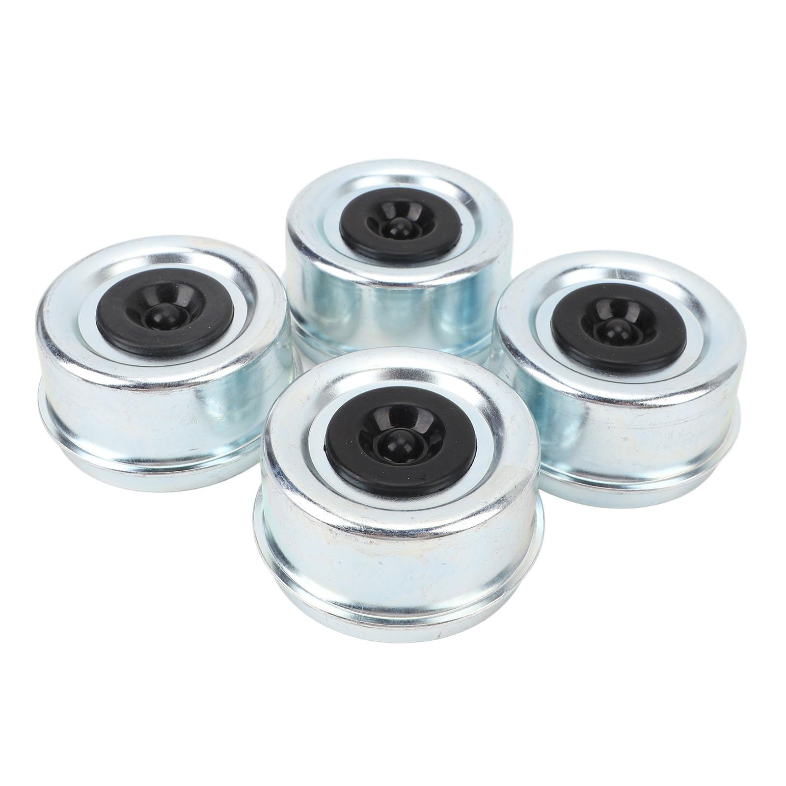 

4 шт. Пыльник оси прицепа 2,72 дюйма Крышка ступицы прицепа для смазки с резиновыми заглушками для осей 7000–8000 фунтов Dexter Trailer