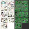 New Luminous Waterproof Rock Band Tattoo Stickers for Concerts & Music Festivals