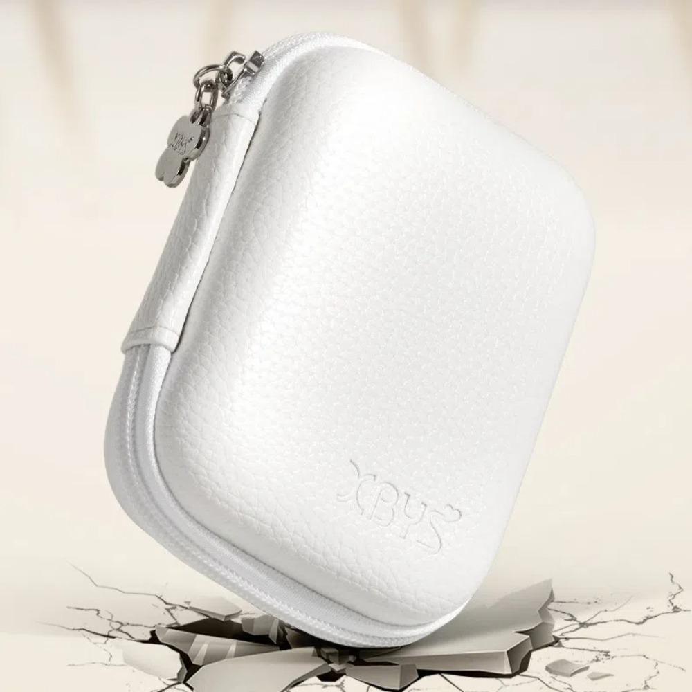 Waterproof Data Cable Storage Bag Leather U Disk Organizer New Organizer Bag Outdoor