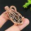 Tiger Eye Handmade Copper Wire Wrap Jewelry Pendant 1.97 M1a02