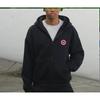 Tuta Jogger con Felpa con Cappuccio e Zip Oversize Unisex Streetwear Casual Abbigliamento Sportivo Uomo Donna