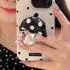 INS Coréen Mignon Doudoune 3D Champignons Phone Griptok Grip Tok Support Pour Accessoires iPhone Support Support Bague pour Doigt