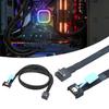 Efficient 50cm/100cm Gen5 PCIE MCIOs 4I 38P to SFF8611 4I 90degree Data Cable for Fast and Reliable Data Transfer