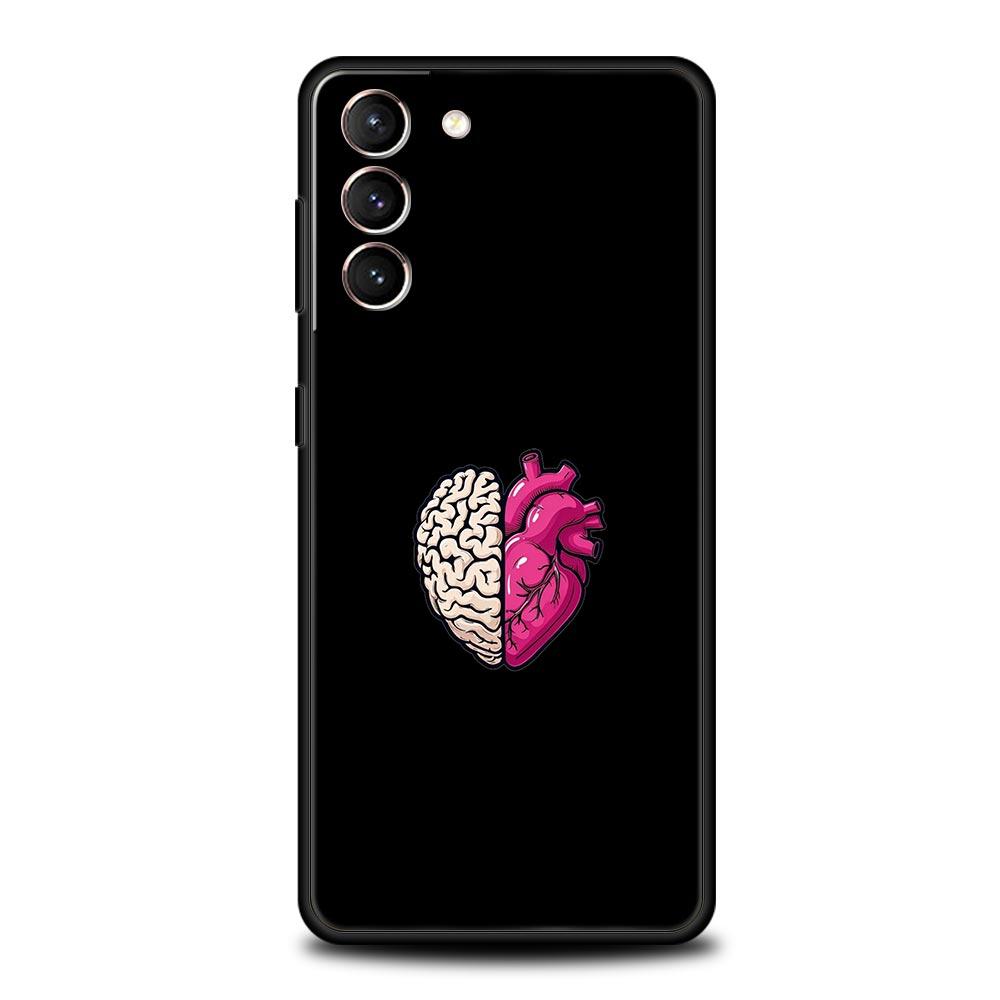 Creative Heart Medical Phone Case For Samsung Galaxy S25 Edge S24 S23 S22 S20 Ultra S21 FE 5G S10 Plus Soft TPU Cover