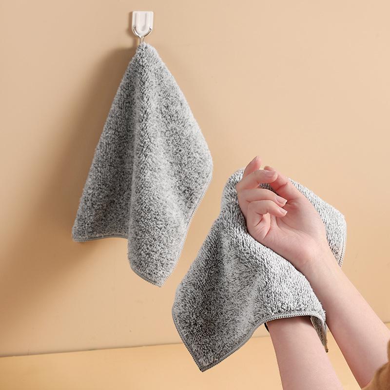 Absorbent Dishwashing Non-Greasy Kitchen Chore Cleaning Stain Removal Table Towel