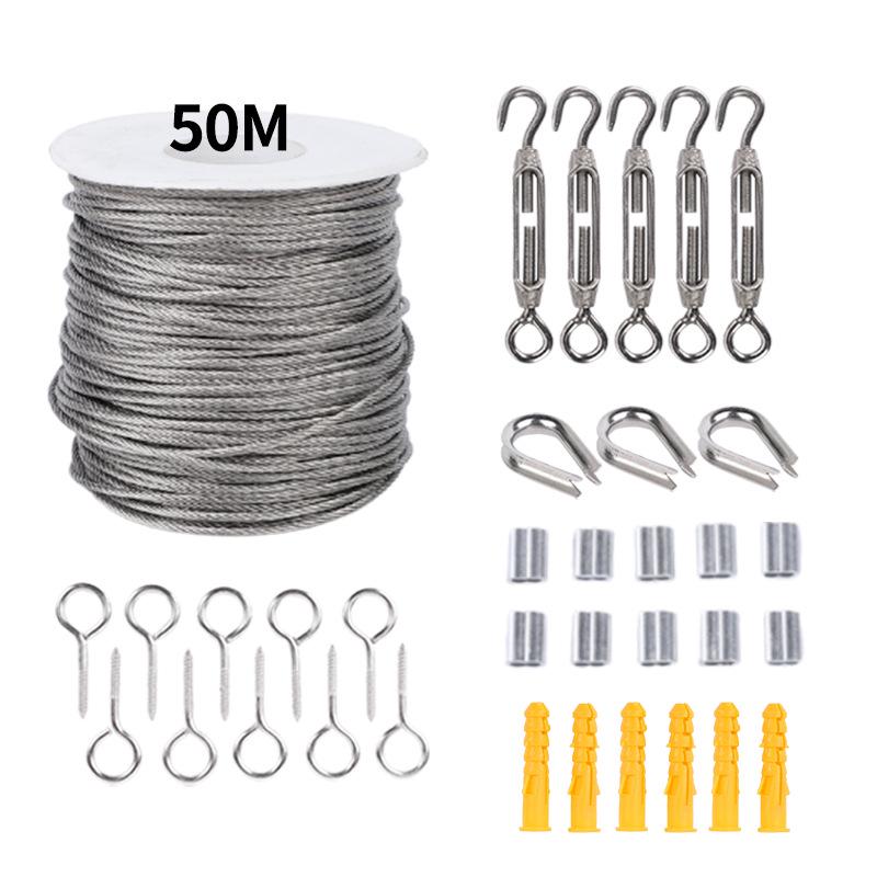 Stainless Steel Wire Rope Suspension Kit for Industrial Traction & Lifting