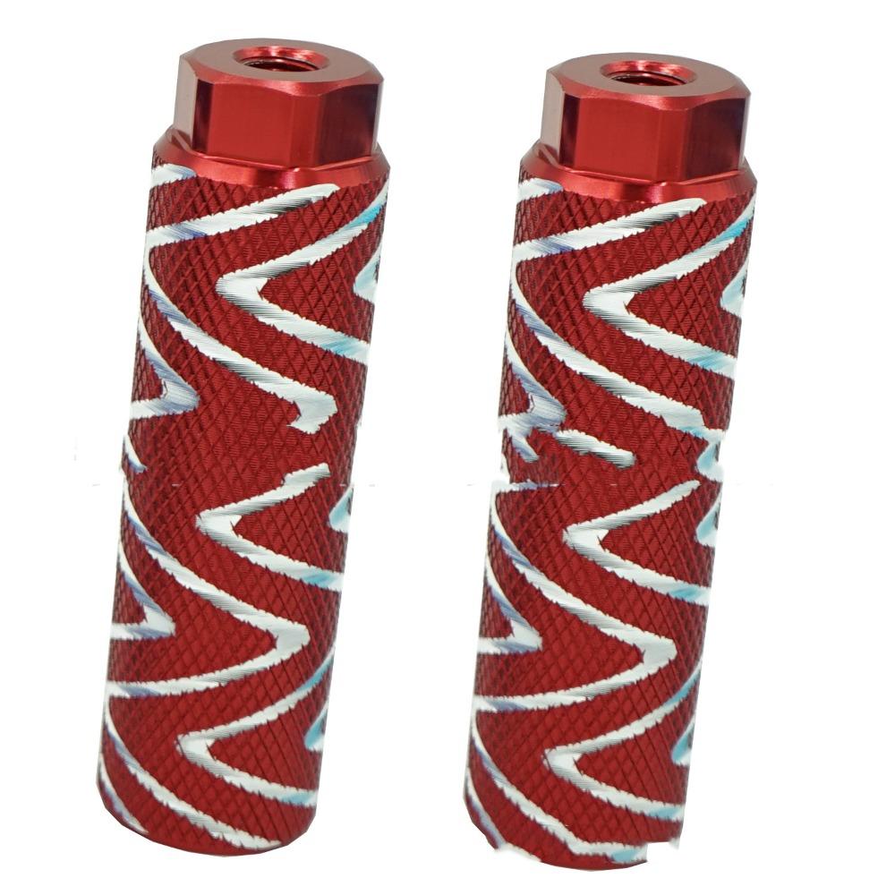 1 Pair Easy To Install Bike Footrest Lever Axle Pegs Weight-bearing Bike Bicycle Pedals  Scooter