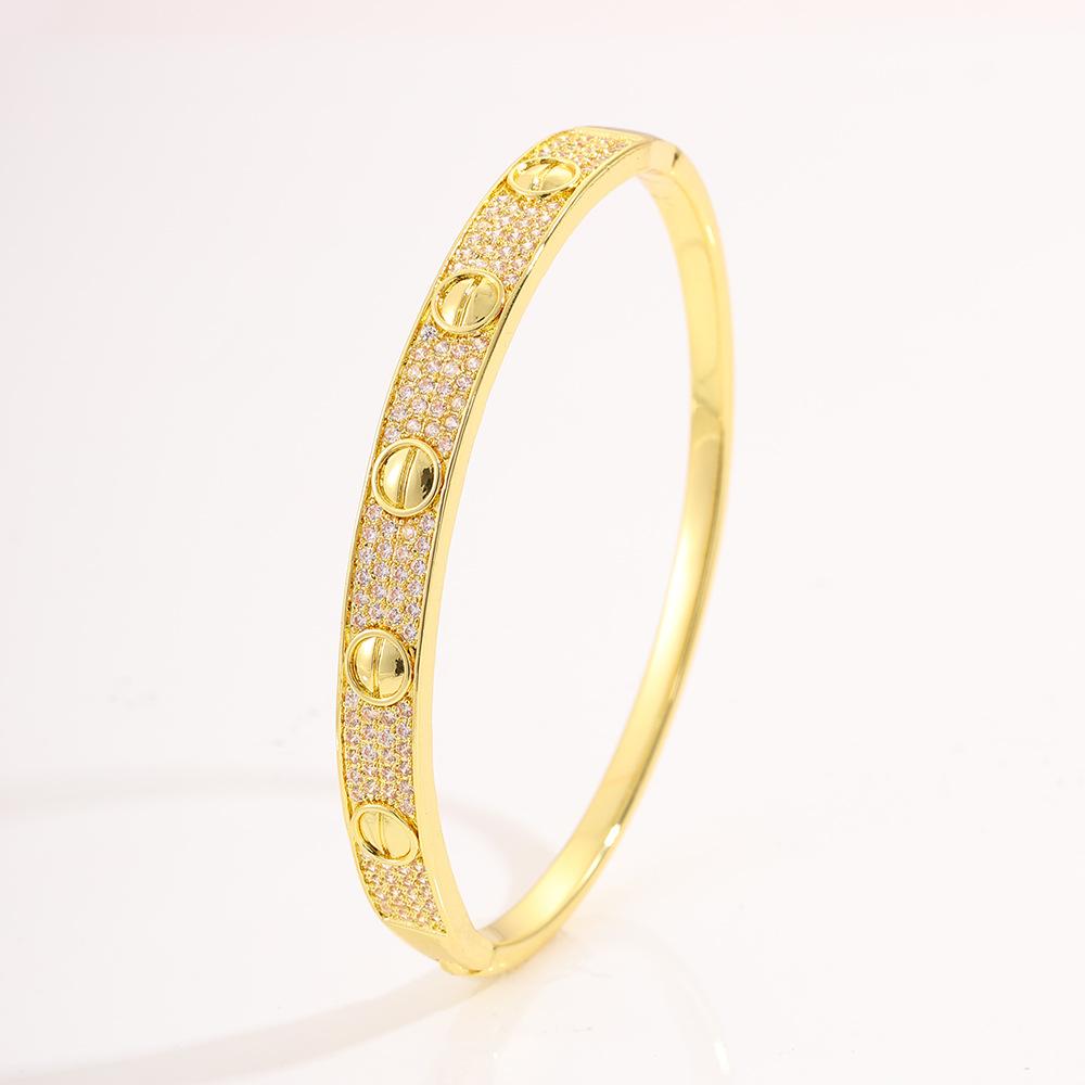 Titanium Steel Non-fading Women's Light Luxury Personalized Design Gold Fashion Trend Jingle