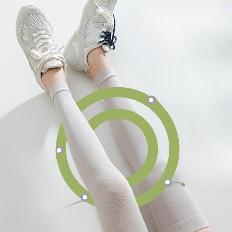 Sports Compression Knee-high Socks, Running and Cycling Pressure Knee Protectors, Long Socks for Slimming Legs, Rope Skipping, Fitness Leg Protectors