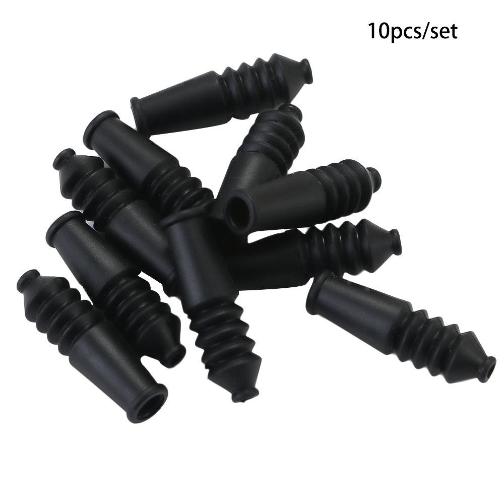 Cycling Rubber Blocks Bicycle Braking Brake Cable Protector Brake Cable Tail Cap Bike Brake Pads Cycling Brake Blocks чёрный