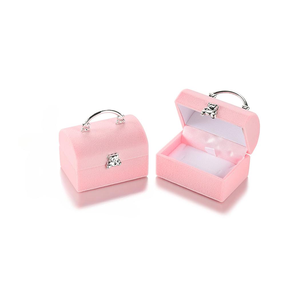 1 Piece Small Jewelry Box wedding Ring box Necklace Display Box Cute Bear Gift box Container Case for Jewelry Packaging