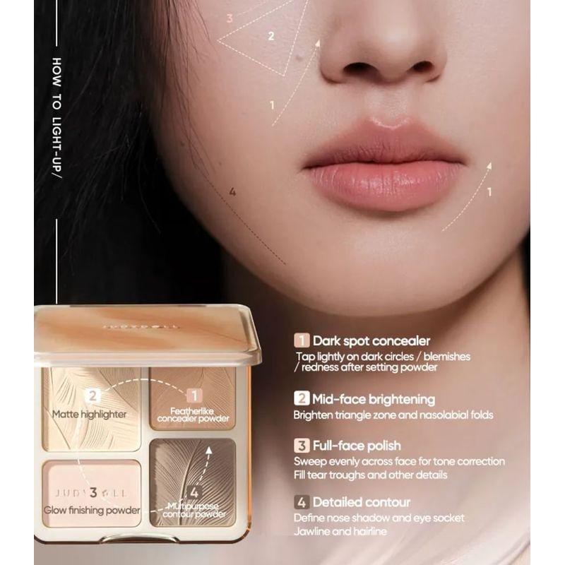 Judydoll - 2-in-1 Highlighter & Kontur Palette - 05