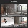 Lingjuli Gunmetal Grey Pull-Out Kitchen Faucet