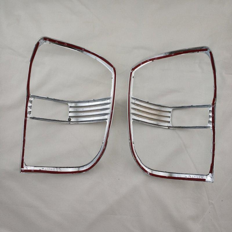 2pcs ABS Chrome Car Accessories Plated Tail Lamp Cover Trim Paste Style For Toyota RAV4 RAV 4  4WD 2001 2002 2003 2004