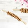 12 Roller Massage Tool Wood Therapy Body Massage Anti Cellulite Roller Stick
