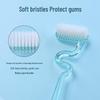 YALINNA S-Shaped Adult Soft Bristle Toothbrush