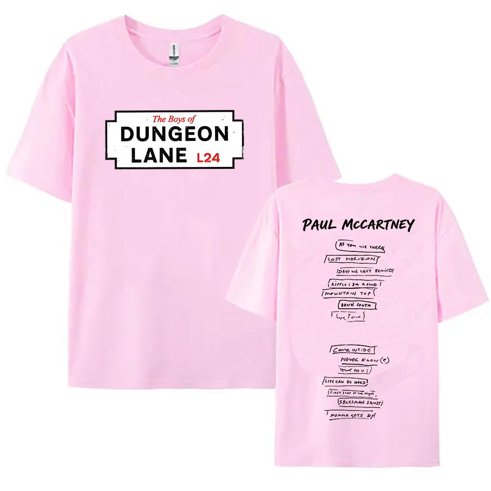 

The Boys of Dungeon Lane T-shirt Paul McCartney Singer Design Tshirts Cotton Summer Short Sleeve Female T Shirt Graphic Merch S