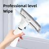 Glass Wiper Color Block Design 3-in-1 Spraying Cleaning Wiping Tool Ergonomic Handle Spray Window Cleaner