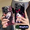 Demon Slayer Enmu Tamio Phone Case for iPhone 16 15 14 13 12 11 Pro Max Plus Mini MagSafe Glass Colour Printing Luxury Cover
