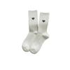 Boneless Cashmere Socks, Thickened Warm Mid-calf Socks, Thickened Heart-embroidered Warm Pile Socks for Autumn and Winter