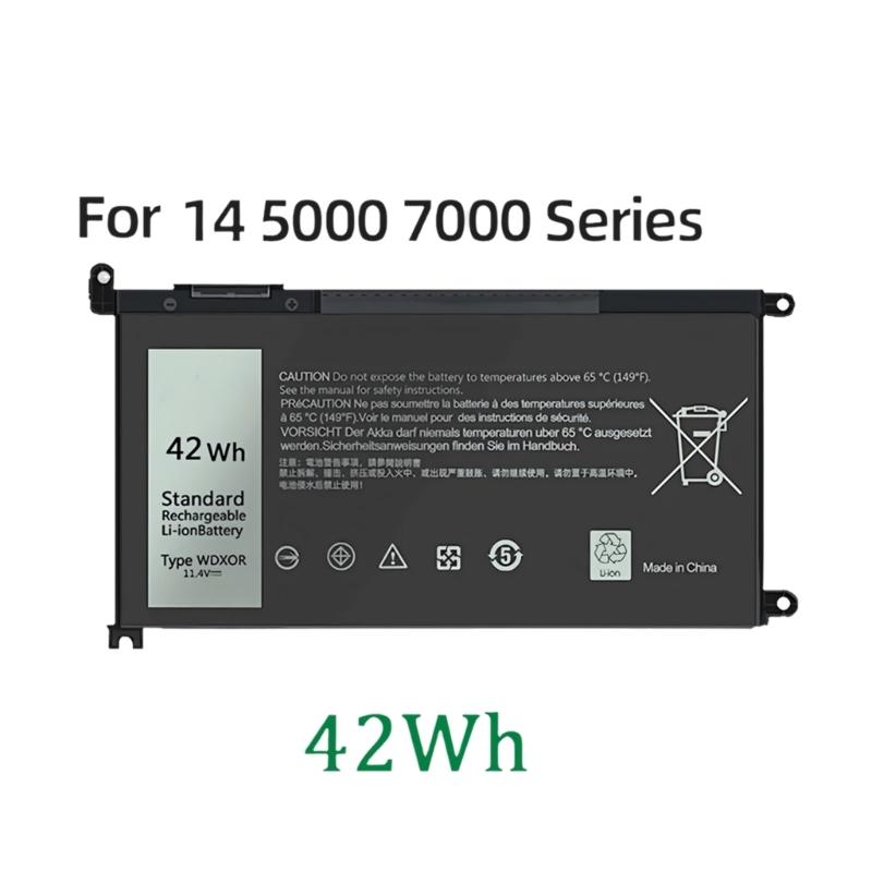 Replacement 11.4V 3500mAh Laptop Battery Lightweight For 7560 5368 5378 5767 5578 7579 5575 7460 Notebook Accessories