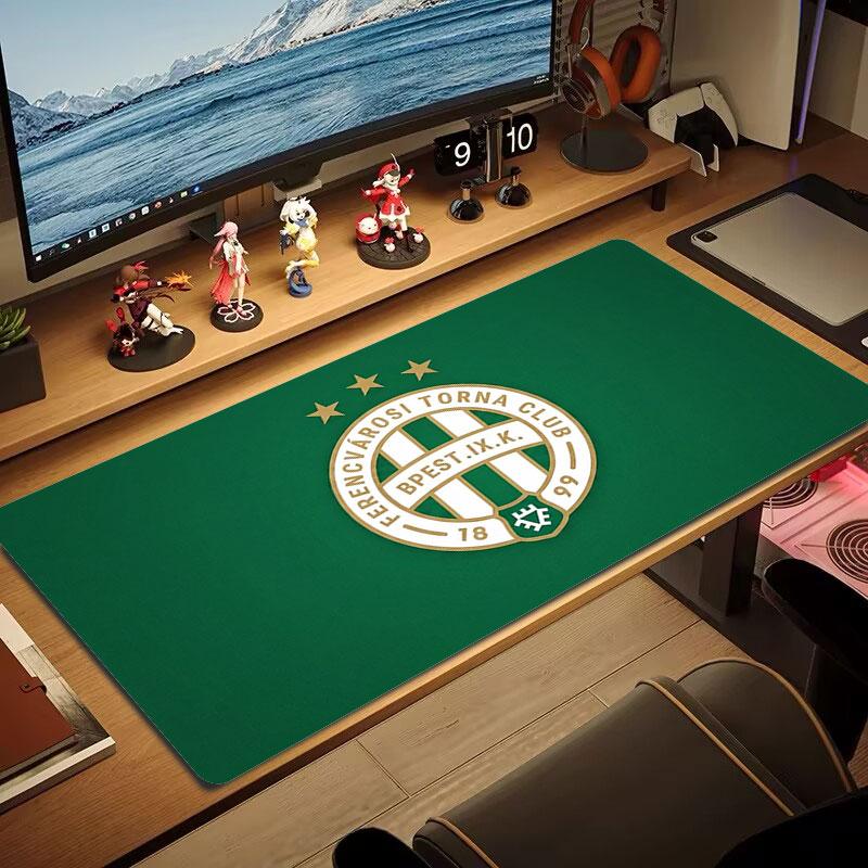 Ferencvárosi Torna Club Large Size Mouse Pad Large Gaming Table Cushion Non-slip Laptop Tablet Big Mousepad XXL Mat Mini PC Playmat With Lock edge