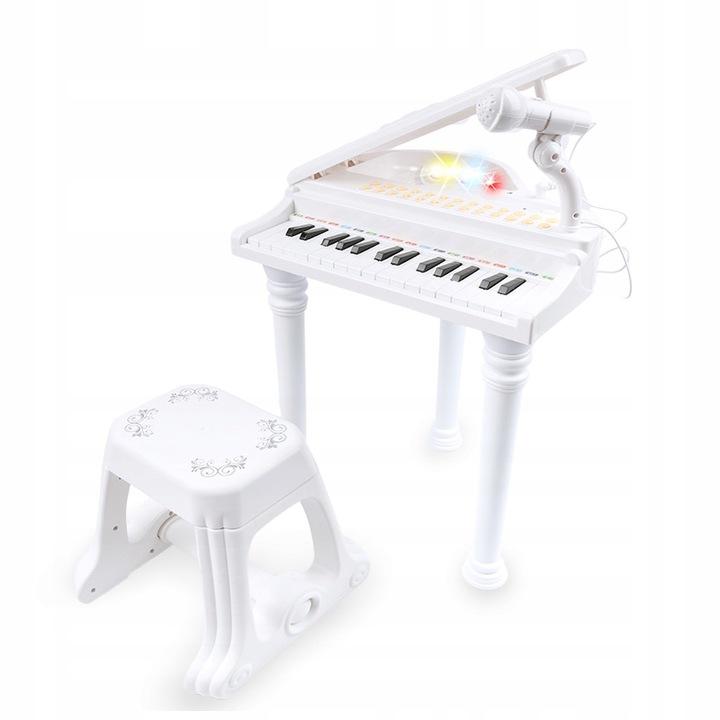 Organy Pianino Elektroniczne Keyboard Dla Dzieci Mikrofon Karaoke 37 Klaw