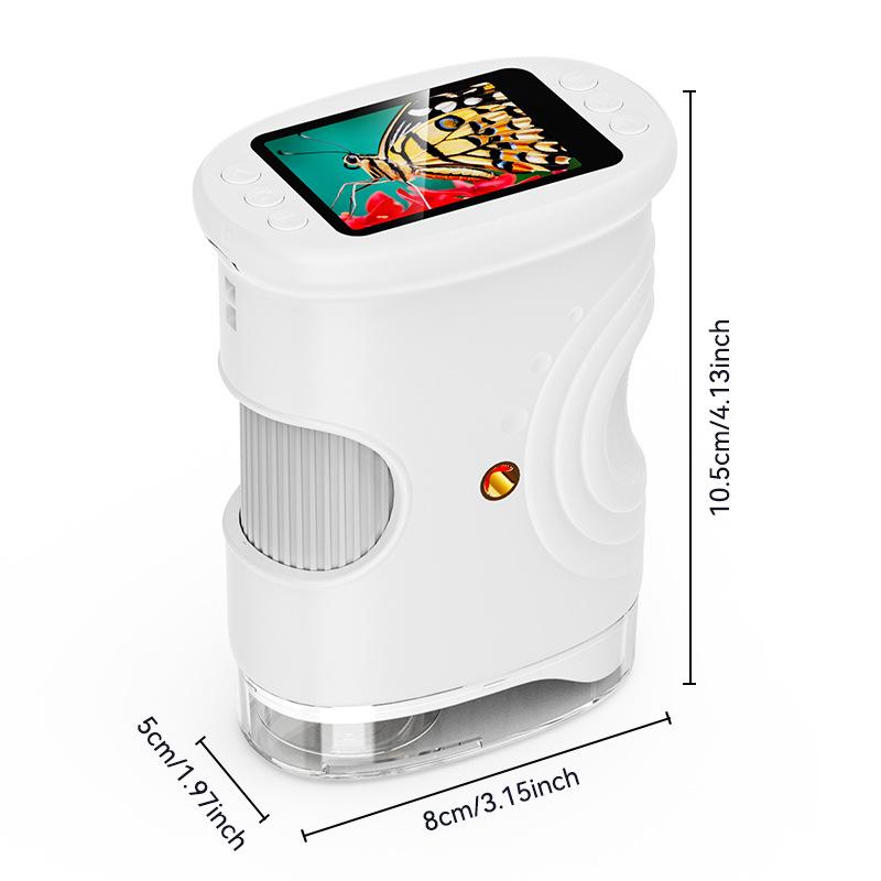 Children's Handheld Microscope for Outdoor Exploration - Portable Science Education Toy & Electronic Magnifier