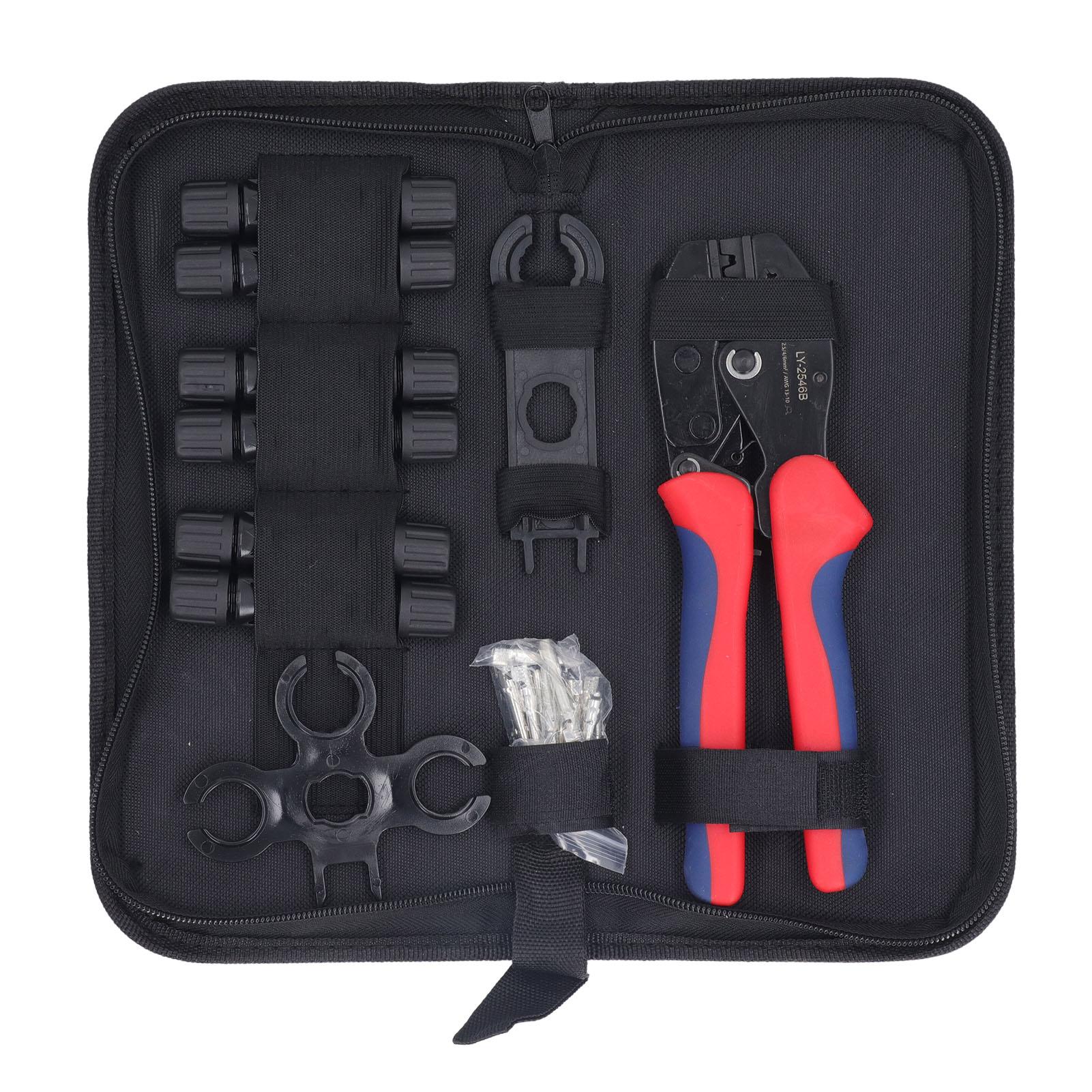 

Солнечный обжимной инструмент для кабеля, соединитель для фотоэлектрической панели 2,5 4 6 мм2, набор для обжима проводов, набор плоскогубцев