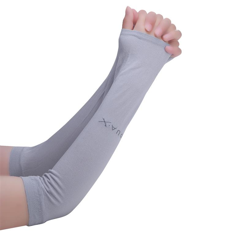 1 Pairs Arm Guard Sleeve with Thumb Hole Protective Sleeve Holders Sun UV Protection Long Arm Cover For Running Fishing Cycling