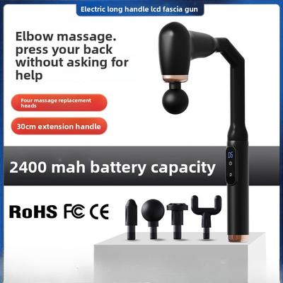 Elektrische Faszienpistole Haushalt Ellenbogen Langer Griff Halswirbelsäule Taille Rücken Beine Multifunktion Halswirbelsäulenentspannung Muskelmassagegerät