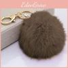 Fashionable Soft Cute Rabbit Fur Ball Pompom Pendant For Stylish Accessories And Gifts